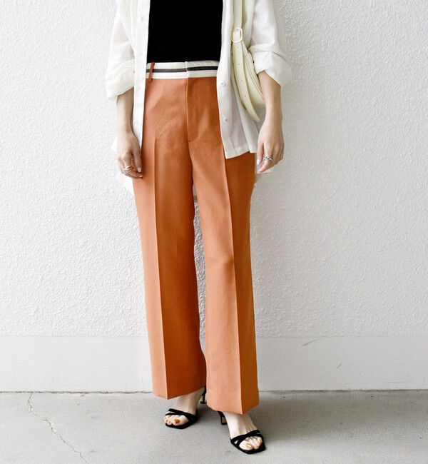 SHIPS any「SHIPS any:〈洗濯機可能〉オックス ウエスト ライン パンツ」|その他|