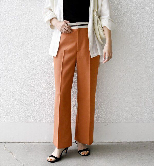 SHIPS any「SHIPS any:〈洗濯機可能〉オックス ウエスト ライン パンツ」|その他|