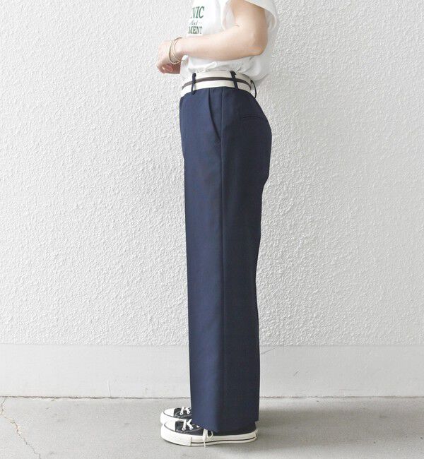 SHIPS any「SHIPS any:〈洗濯機可能〉オックス ウエスト ライン パンツ」|その他|