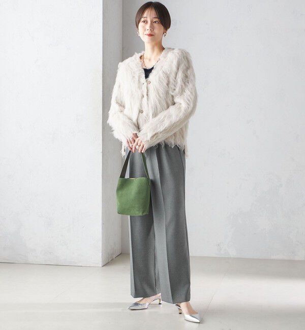 SHIPS for women「〈手洗い可能〉シャギー ファー カーディガン」|カーディガン|