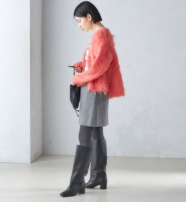 SHIPS for women「〈手洗い可能〉シャギー ファー カーディガン」|カーディガン|