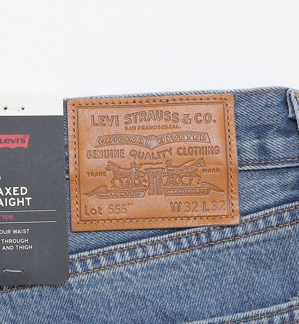 SHIPS「Levi&rsquo;s: 555 RELAXED STRAIGHT」|デニム|