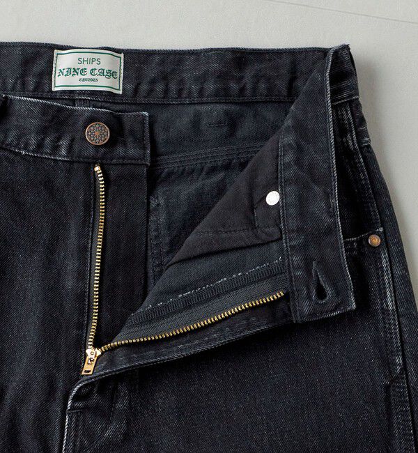 SHIPS for women「SHIPS NINE CASE:ナロー デニム（ブラック）」|デニム|