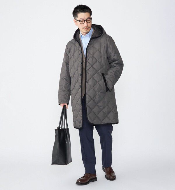 SHIPS「【WEB限定/SHIPS別注】TAION:〈手洗い可能〉ダウン キルティング フードコート」|ダウン|