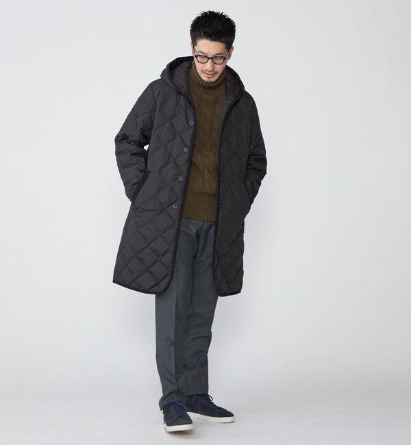 SHIPS「【WEB限定/SHIPS別注】TAION:〈手洗い可能〉ダウン キルティング フードコート」|ダウン|