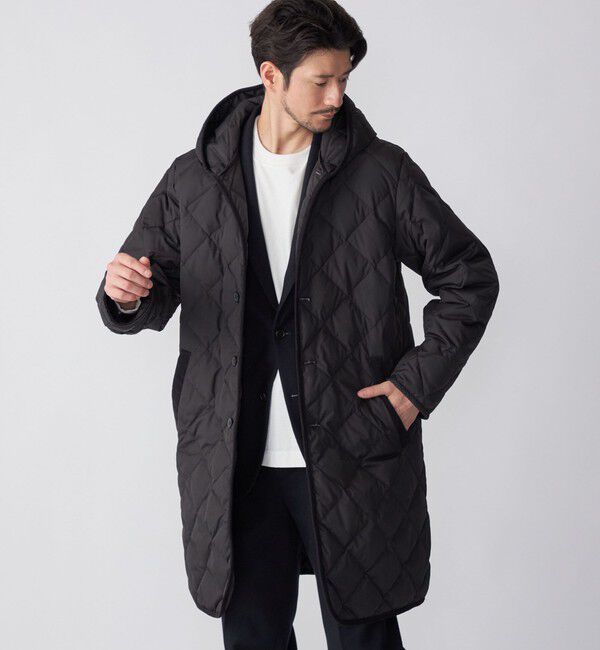 SHIPS「【WEB限定/SHIPS別注】TAION:〈手洗い可能〉ダウン キルティング フードコート」|ダウン|