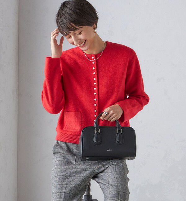 SHIPS for women「〈手洗い可能〉パール モチーフ ボタン ジャッカル カーディガン」|カーディガン|