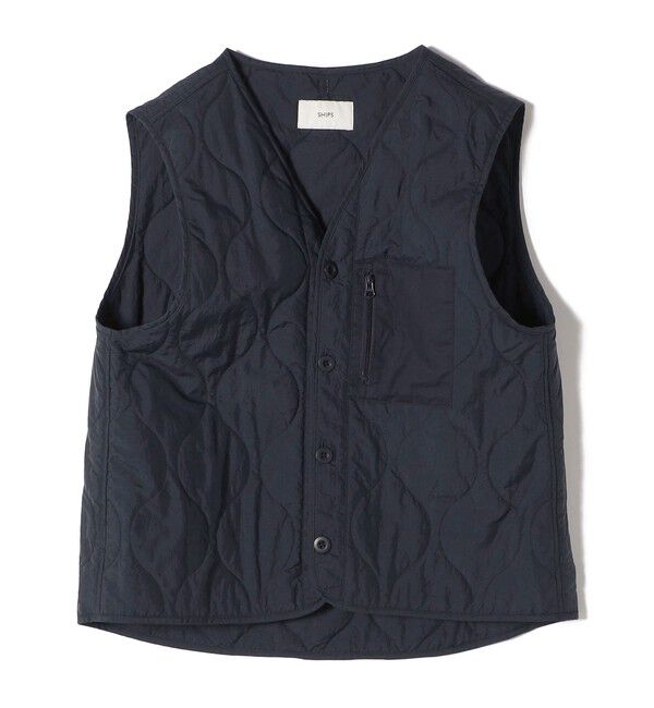 SHIPS for women「〈洗濯機可能〉LIMONTA EAST 中綿 ベスト付き ナイロン ブルゾン」|ブルゾン・スタジャン|