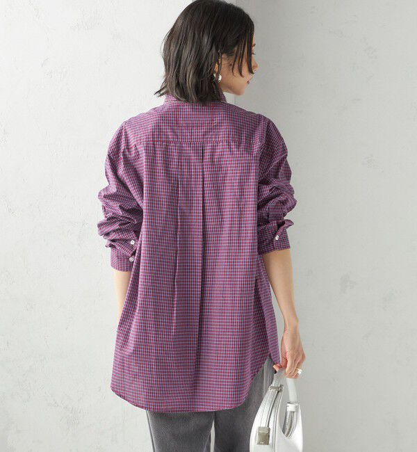 SHIPS for women「【SHIPS別注】LOGAN KNITTING MILLS:〈洗濯機可能〉チェック シャツ」|シャツ・ブラウス|