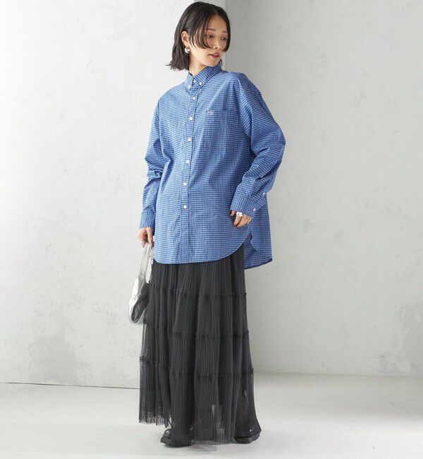 SHIPS for women「【SHIPS別注】LOGAN KNITTING MILLS:〈洗濯機可能〉チェック シャツ」|シャツ・ブラウス|