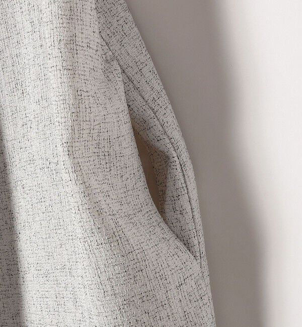 SHIPS any「SHIPS any:〈洗濯機可能〉ツイード ライク サロペット［NAVY BLUE］」|オールインワン|