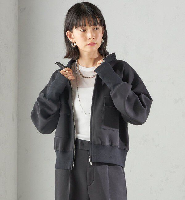 SHIPS for women「s.oyamadaコラボ:〈手洗い可能〉コットン エア ダンボール ブルゾン」|ブルゾン・スタジャン|