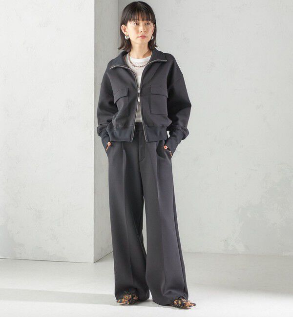 SHIPS for women「s.oyamadaコラボ:〈手洗い可能〉コットン エア ダンボール ブルゾン」|ブルゾン・スタジャン|