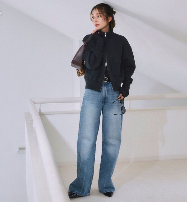 SHIPS for women「s.oyamadaコラボ:〈手洗い可能〉コットン エア ダンボール ブルゾン」|ブルゾン・スタジャン|