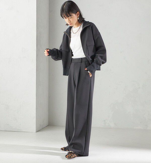 SHIPS for women「s.oyamadaコラボ:〈手洗い可能〉コットン エア ダンボール ブルゾン」|ブルゾン・スタジャン|