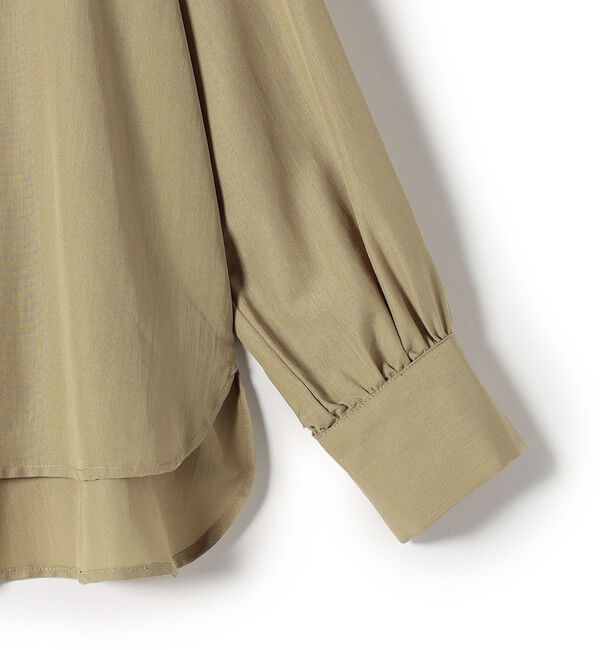 SHIPS Colors 「SHIPS Colors:〈手洗い可能〉ウール ライク シアー フーディー シャツ」|シャツ・ブラウス|