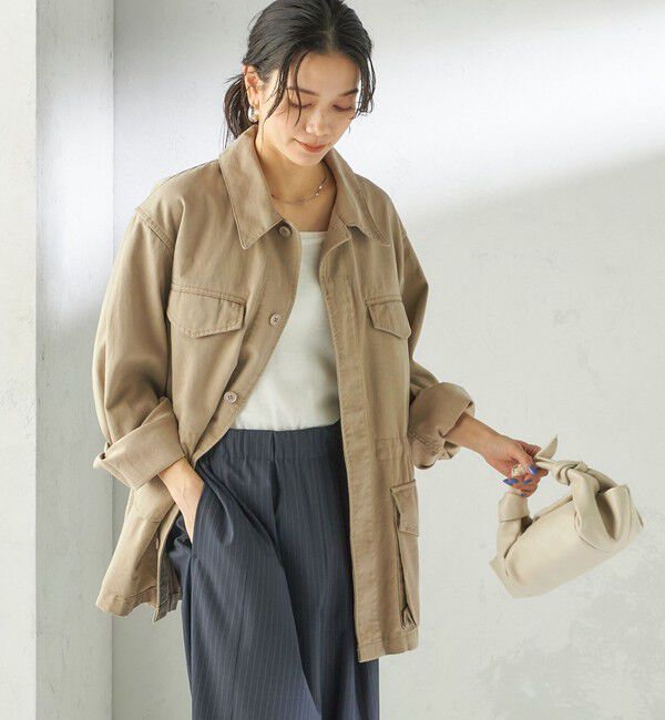 SHIPS for women「NINE CASE:〈洗濯機可能〉ミリタリー シャツ ジャケット」|その他|