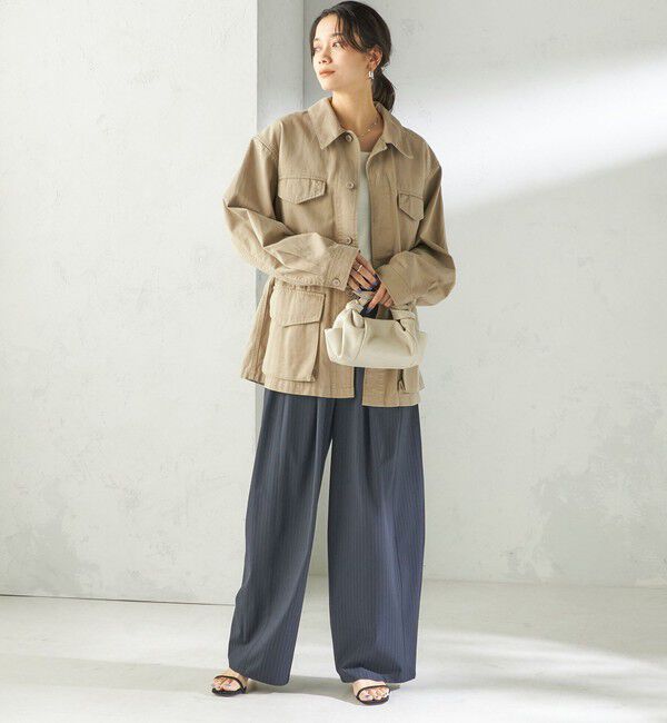 SHIPS for women「NINE CASE:〈洗濯機可能〉ミリタリー シャツ ジャケット」|その他|