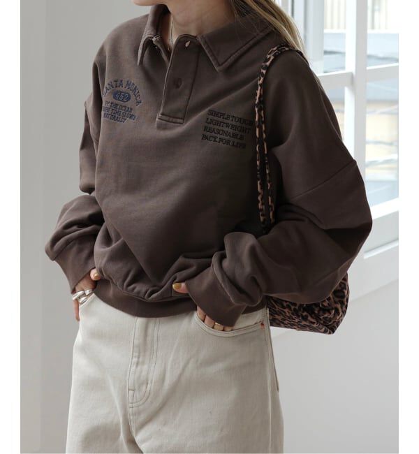 OUTDOOR PRODUCTS Usual Things「エリツキロゴスウェット」|スウェット・ジャージ|ブラウン