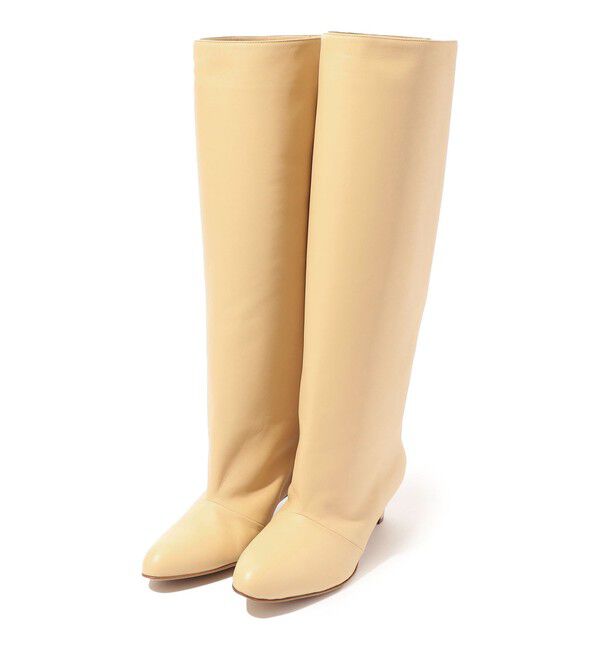 TOMORROWLAND GOODS「【一部別注】NEBULONI E.&times;TOMORROWLAND ロングブーツ」|ロングブーツ|41 ライトベージュ