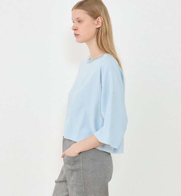 GALERIE VIE「シルクサンドウォッシュ ワイドプルオーバー」|シャツ・ブラウス|