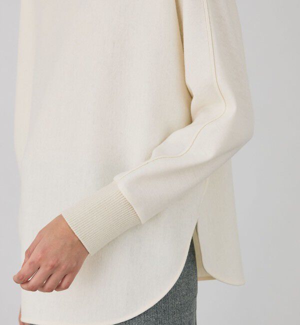 DES PRES「ニットコンビネーション タートルネックプルオーバー」|Tシャツ・カットソー|