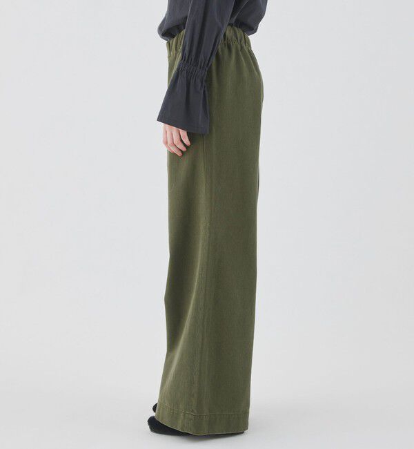 GALERIE VIE「シーアイランドカラーデニム イージーフレアパンツ」|デニム|