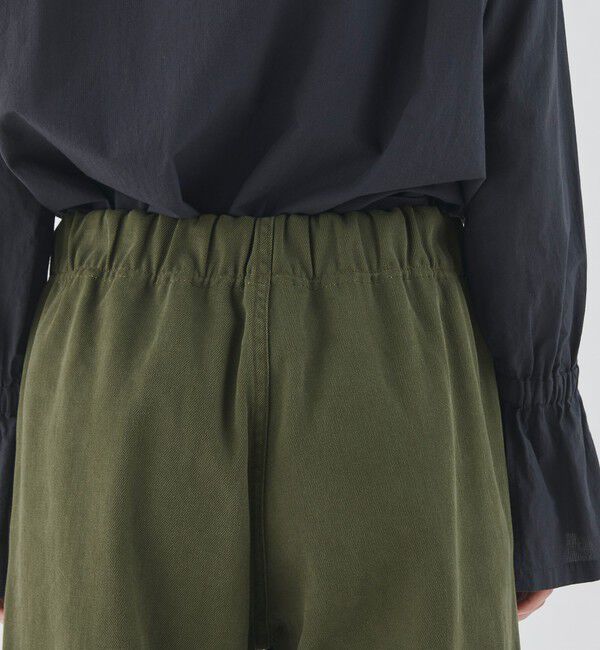 GALERIE VIE「シーアイランドカラーデニム イージーフレアパンツ」|デニム|