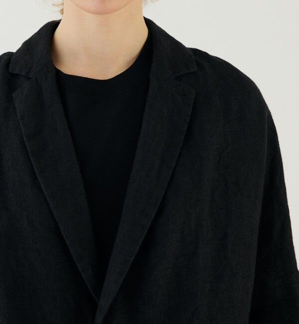GALERIE VIE「ブラッシュドリネン　ワイドジャケット」|テーラードジャケット|