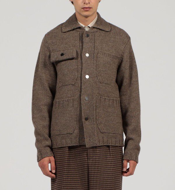 TOMORROWLAND MENS「TOMORROWLAND tricot ハイランドウール ニットブルゾン」|ニット・セーター|