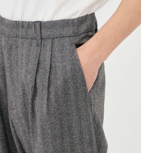 GALERIE VIE「ライトフラノストレッチ タックイージーパンツ」|その他|