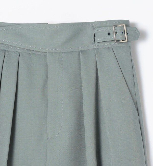 CABaN「ウールギャバジン グルカスカート」|スカート|