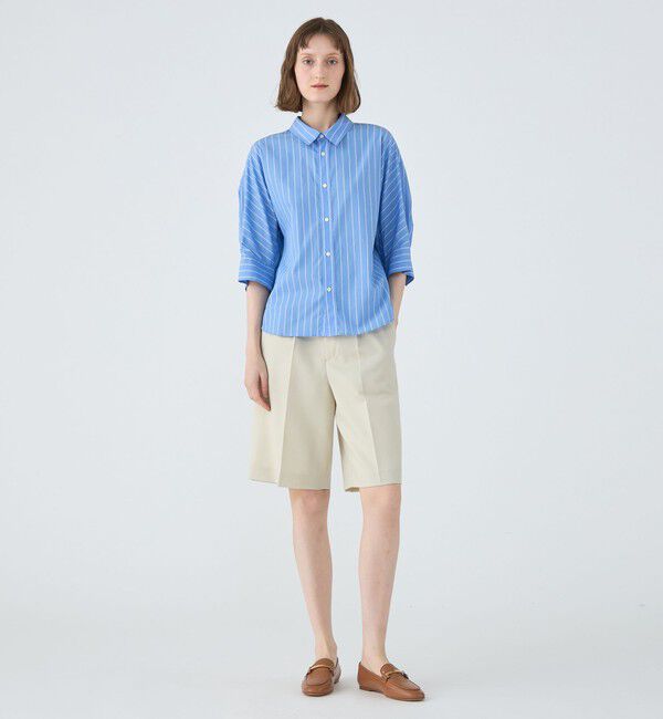 MACPHEE「コットンブロード ドルマンスリーブシャツ」|シャツ・ブラウス|