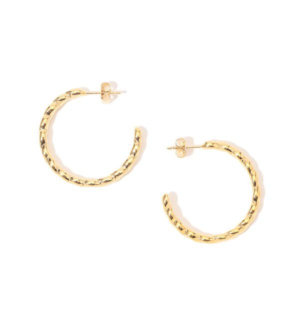 TOMORROWLAND GOODS「【別注】PHILIPPE AUDIBERT FAY HOOPS ゴールドピアス」|ピアス|