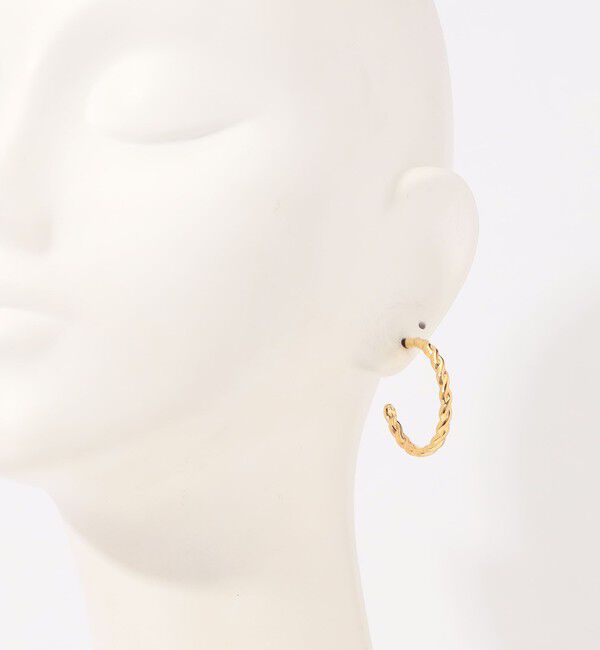 TOMORROWLAND GOODS「【別注】PHILIPPE AUDIBERT FAY HOOPS ゴールドピアス」|ピアス|