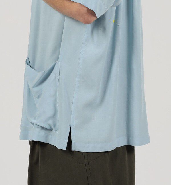 TOMORROWLAND MENS「レーヨン 3ポケット ハーフスリーブシャツ 」|シャツ・ブラウス|