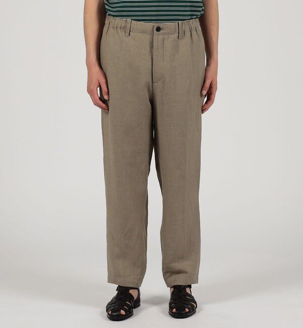 TOMORROWLAND MENS「ベルジャンリネン ワイドテーパードイージーパンツ LIBECO」|その他|