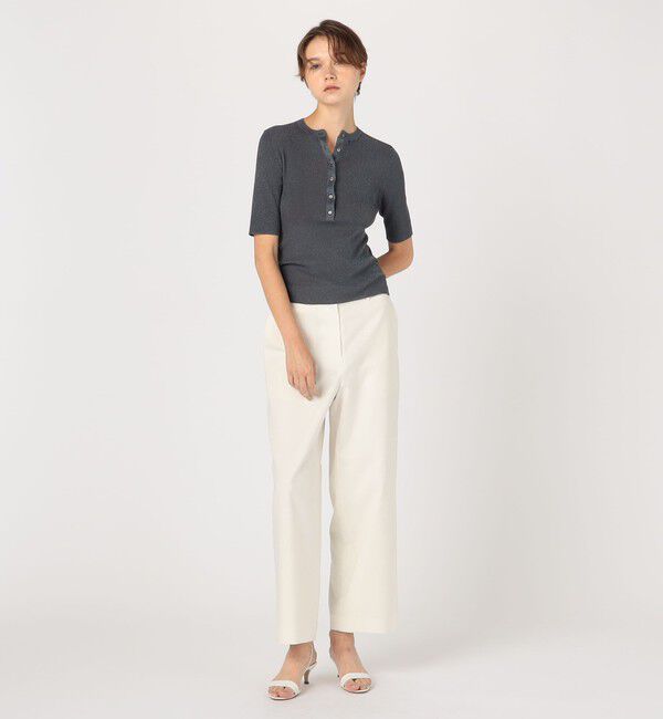 Ballsey「シアーラメリブ ヘンリーネックプルオーバー」|ニット・セーター|