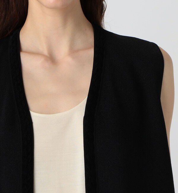 Ballsey「プレーンジャカード ロングジレ」|ベスト・ジレ|