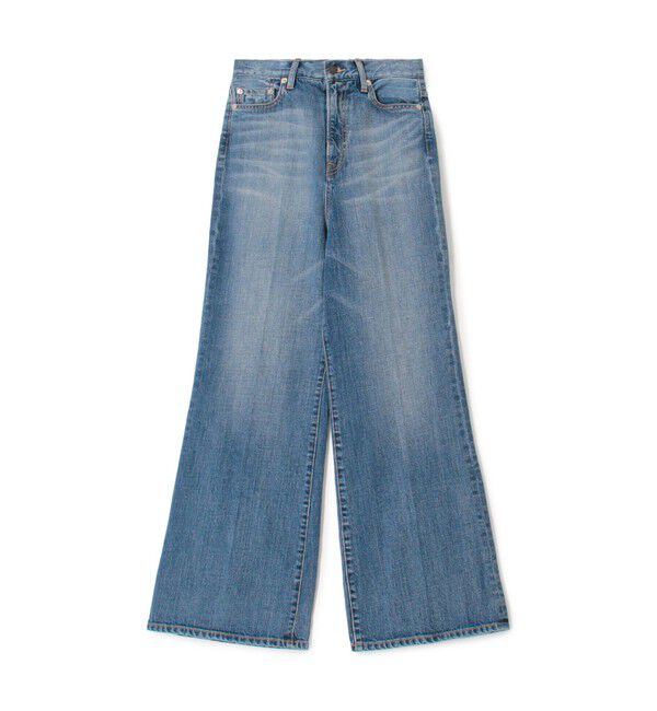Edition「エッセンシャルデニム フレアパンツ」|デニム|63 ライトブルー