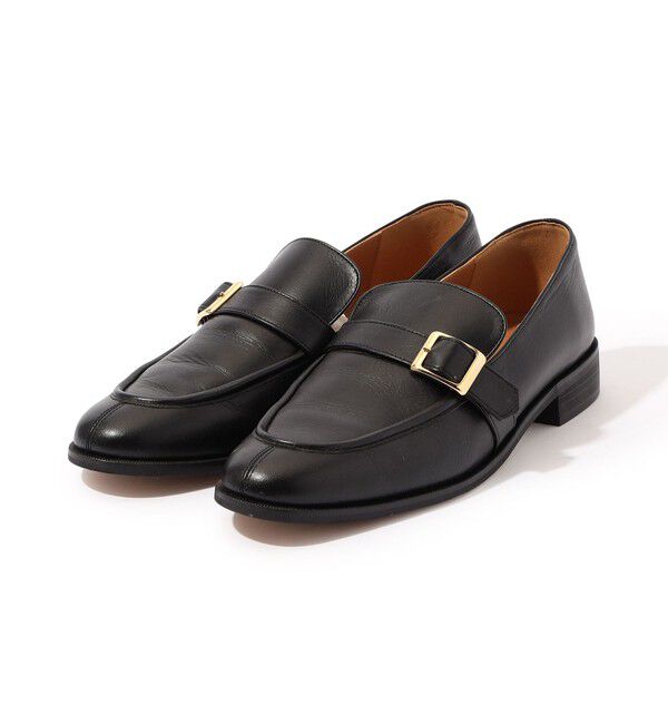 TOMORROWLAND GOODS「 DES PRES KU ベルテッドローファー」|ローファー|19 ブラック