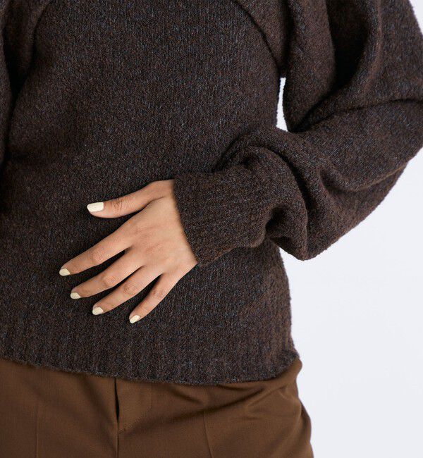 Edition「ウールブークレー クロップドニット」|ニット・セーター|