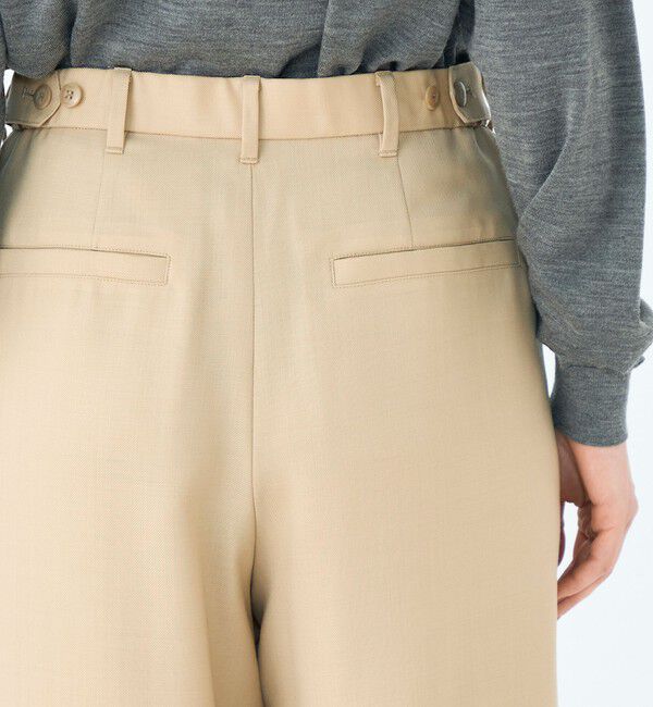 Ballsey「ライトカルゼ タックワイドパンツ」|その他|