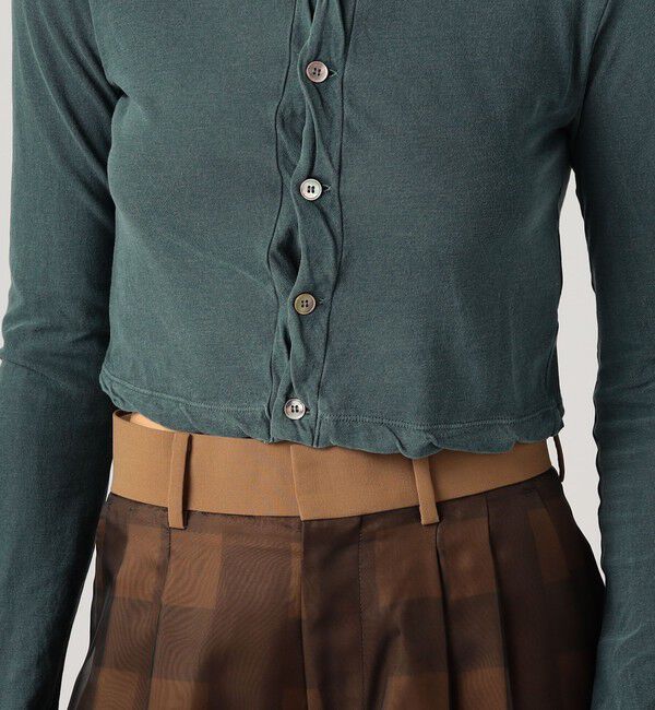 Edition「フライスビンテージ クルーネックカーディガン」|カーディガン|