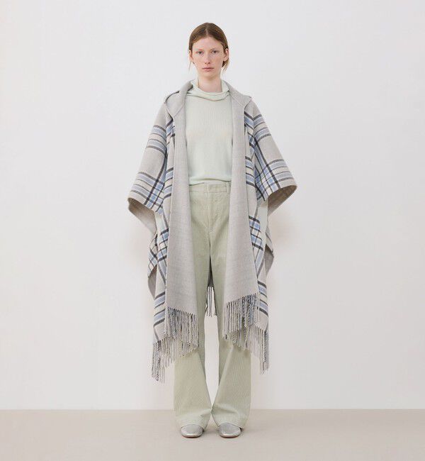 GALERIE VIE「リバーブランケット フーテッドポンチョ」|ポンチョ・ケープ|