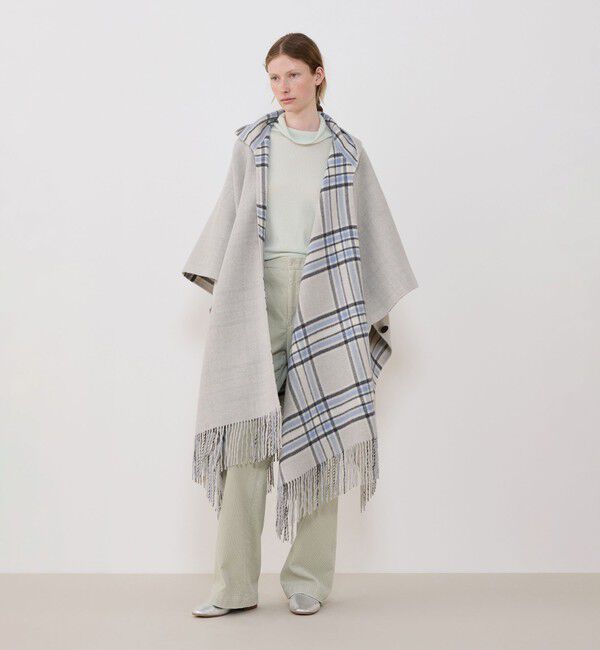 GALERIE VIE「リバーブランケット フーテッドポンチョ」|ポンチョ・ケープ|