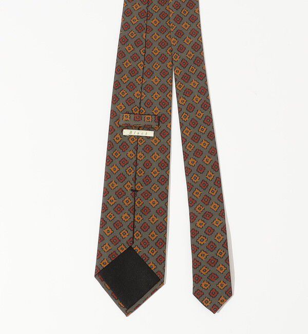 TOMORROWLAND GOODS「Bleck シルクプリント 小紋柄ネクタイ」|ネクタイ・蝶ネクタイ|