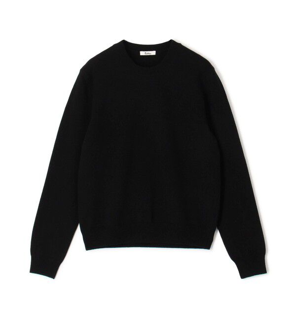 Edition「エクストラファインウール クルーネックプルオーバー」|ニット・セーター|19 ブラック