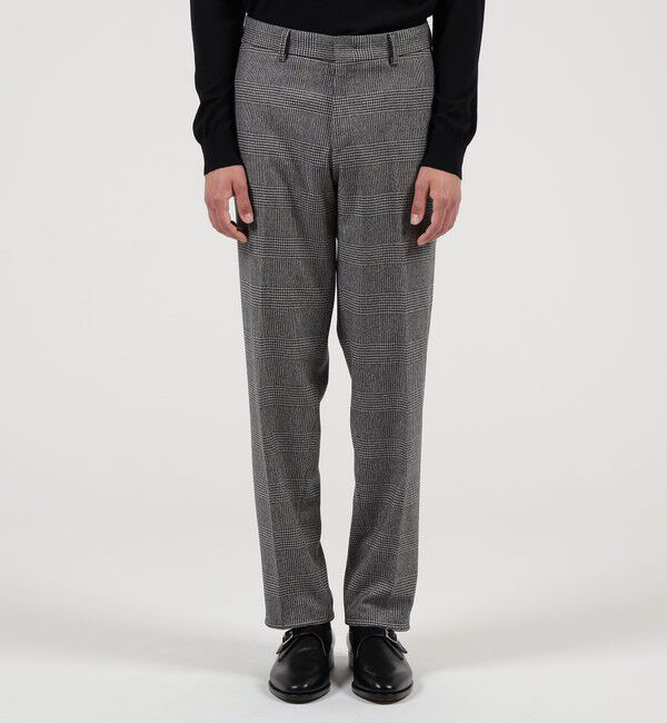 TOMORROWLAND MENS「カレッジフランネルウール ノープリーツスラックス」|スラックス|