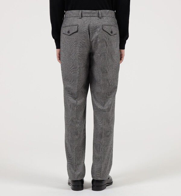 TOMORROWLAND MENS「カレッジフランネルウール ノープリーツスラックス」|スラックス|